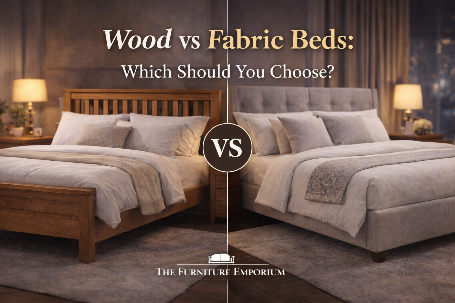 Wood vs Fabric Beds: Which Should You Choose?