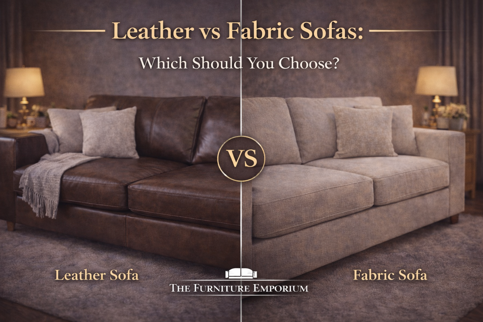Leather vs Fabric Sofas: Which Should You Choose?