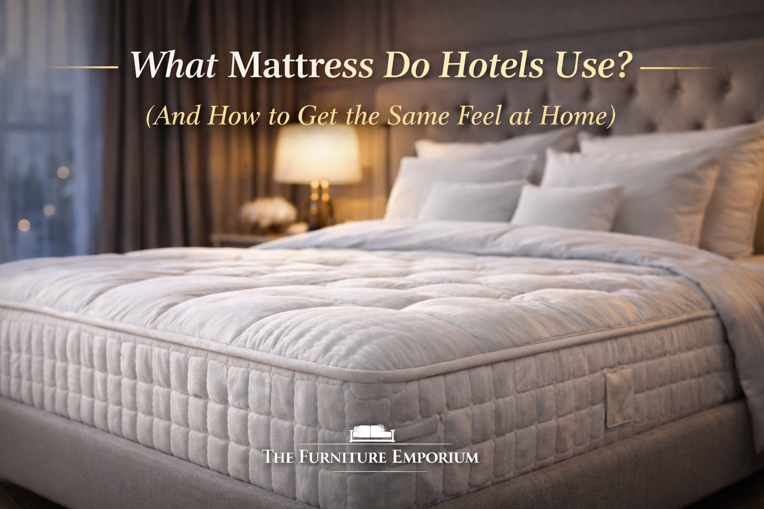 What Mattress Do Hotels Use? (And How to Get the Same Feel at Home)