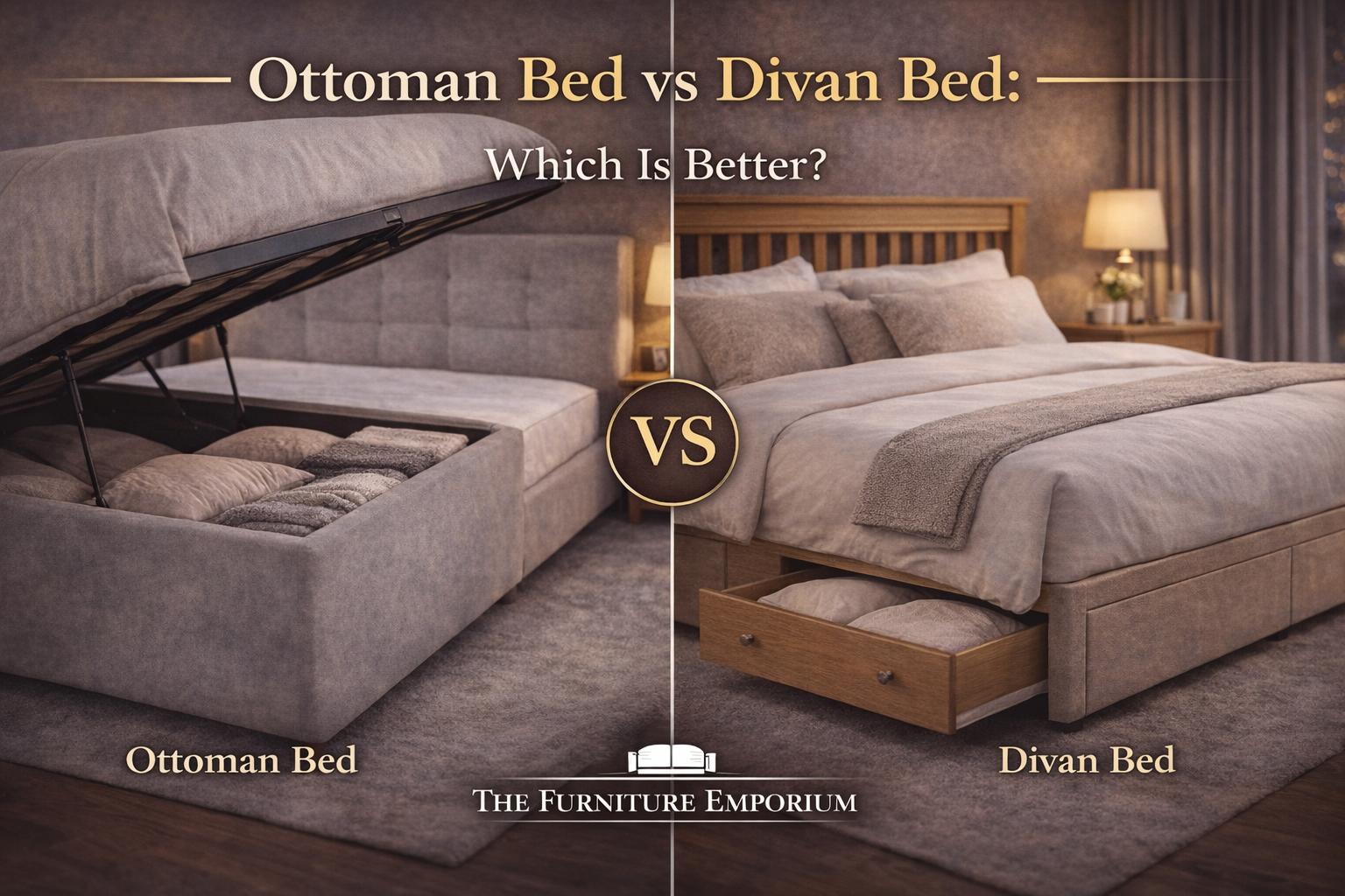 Ottoman Bed vs Divan Bed: Which Is Better?