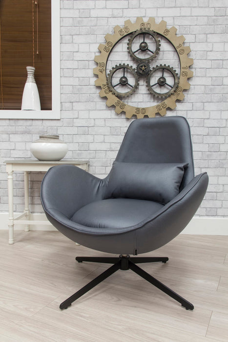 Swirl Swivel Chair - Dark Grey