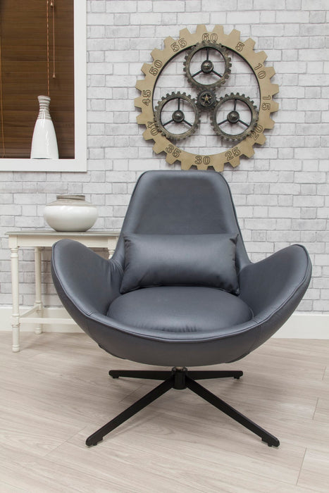 Swirl Swivel Chair - Dark Grey