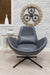 Swirl Swivel Chair - Dark Grey