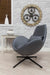 Swirl Swivel Chair - Dark Grey
