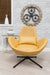 Swirl Swivel Chair - Ochre