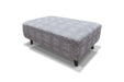 Poppy Swivel Chair / Footstool & Cushions - Grey