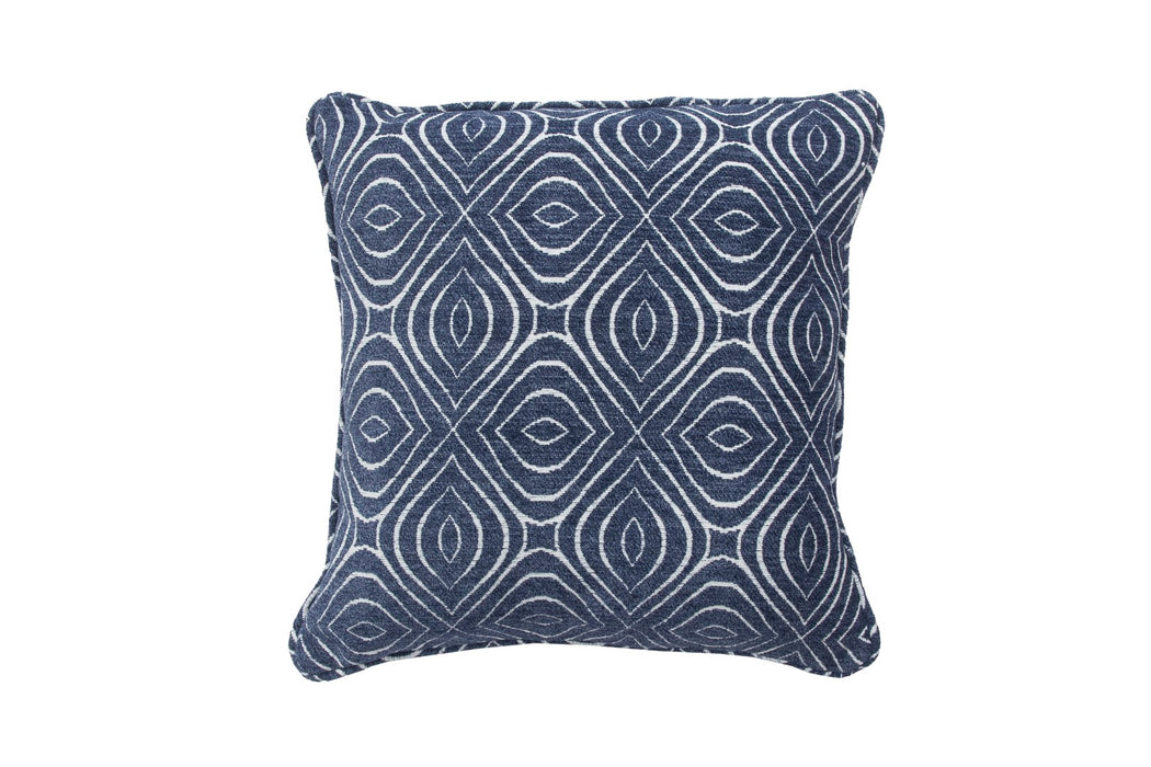 Poppy Swivel Chair / Footstool & Cushions - Navy