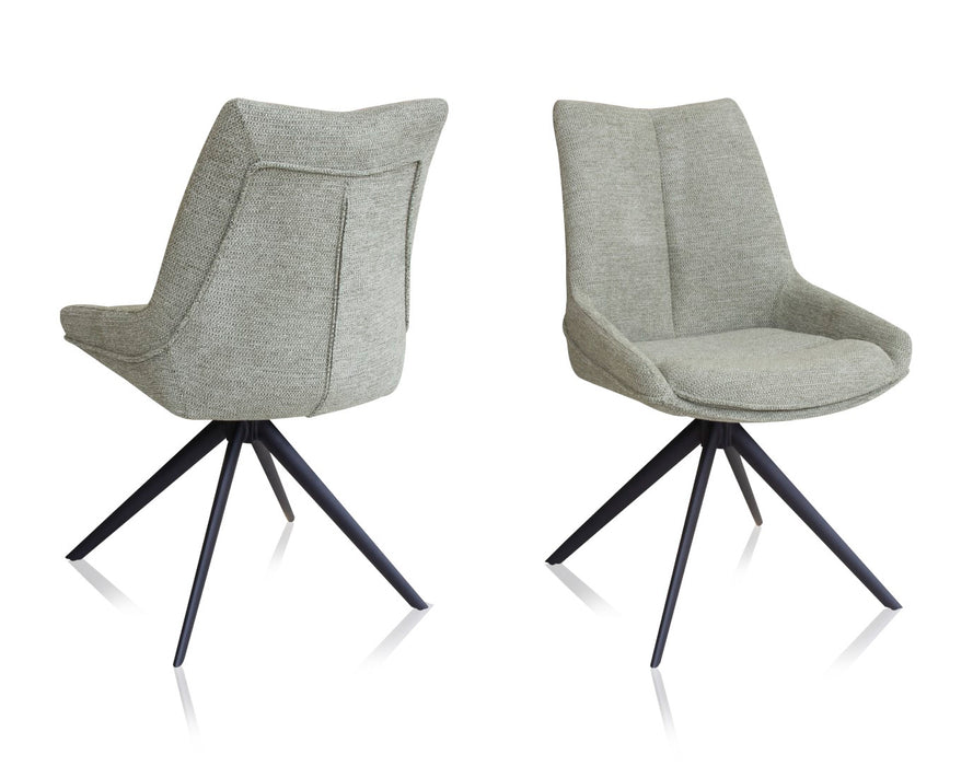 Arco Fixed Dining Chair - Green