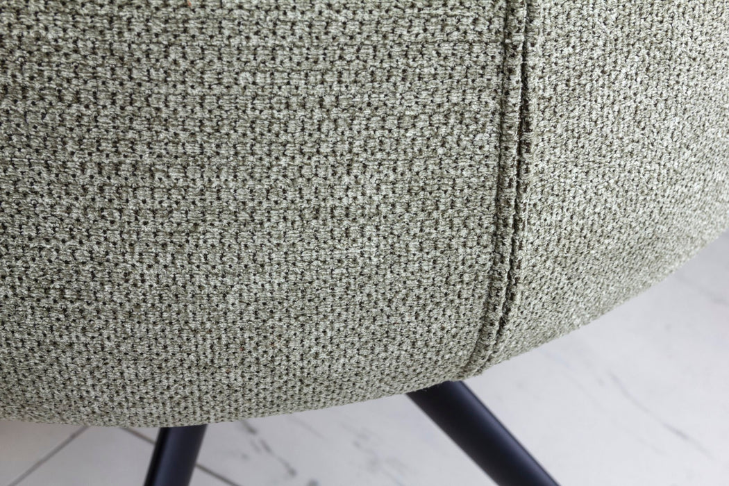 Arco Fixed Dining Chair - Green