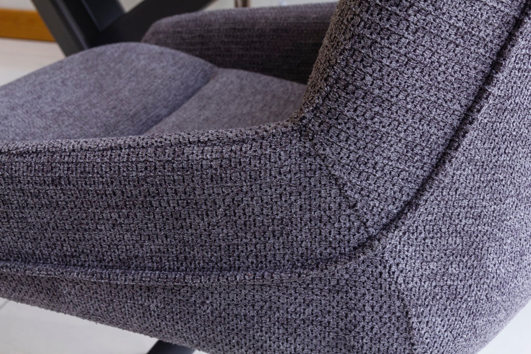 Arco Fixed Dining Chair - Grey