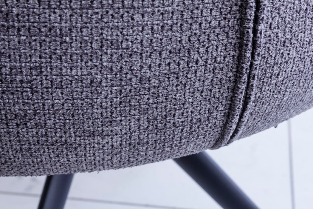 Arco Fixed Dining Chair - Grey