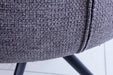 Arco Fixed Dining Chair - Grey