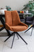 Arco Fixed Dining Chair - Pumpkin