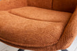 Arco Fixed Dining Chair - Pumpkin