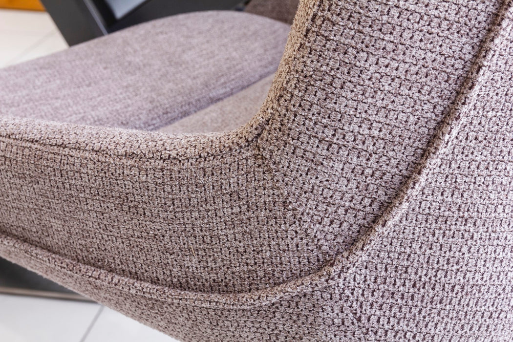 Arco Fixed Dining Chair - Taupe