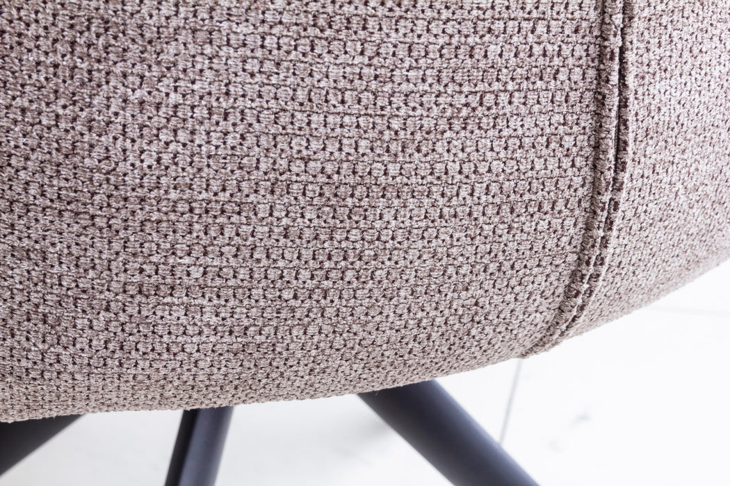Arco Fixed Dining Chair - Taupe