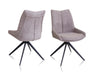Arco Fixed Dining Chair - Taupe