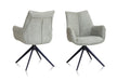 Arco Swivel Arm Chair - Green