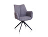 Arco Swivel Arm Chair - Grey