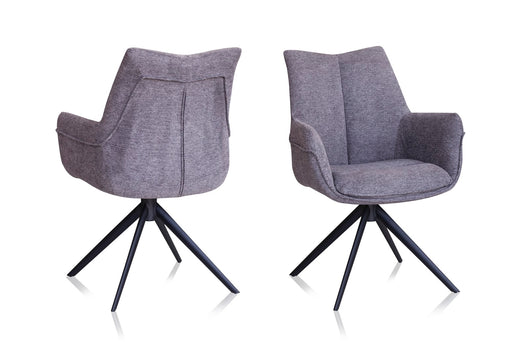 Arco Swivel Arm Chair - Grey