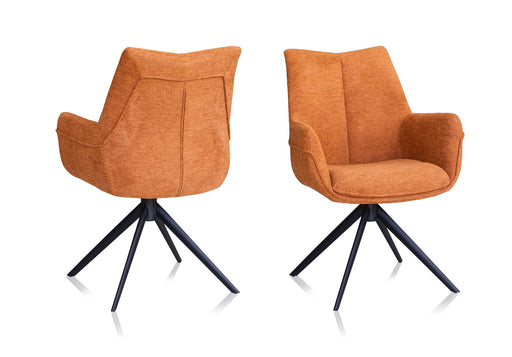 Arco Swivel Arm Chair - Pumpkin