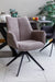 Arco Swivel Arm Chair - Taupe