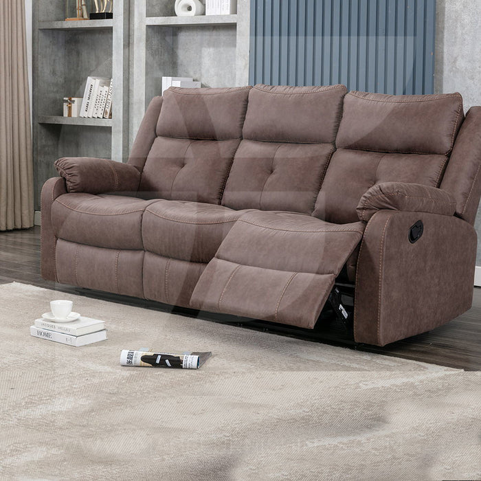 Casey Chestnut - 3 Seater w/ drop down tray