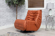 Capri Swivel Rocker Recliner - Pumpkin