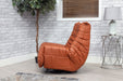Capri Swivel Rocker Recliner - Pumpkin