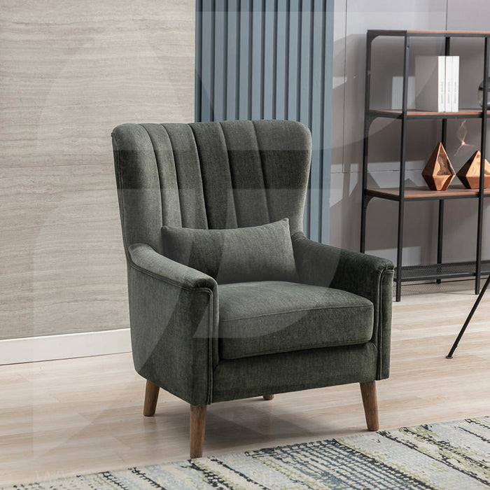Charlotte Armchair Winter Moss