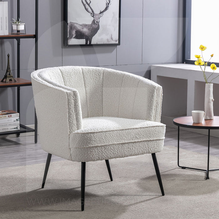 Wendy Tub Chair Cream Boucle