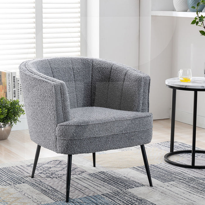Wendy Tub Chair Grey Boucle