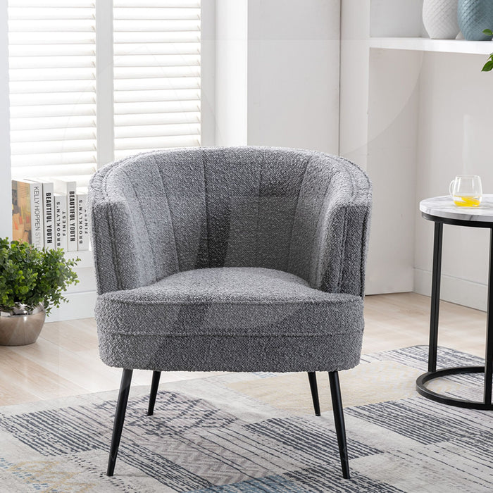 Wendy Tub Chair Grey Boucle