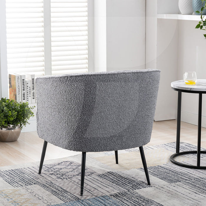 Wendy Tub Chair Grey Boucle