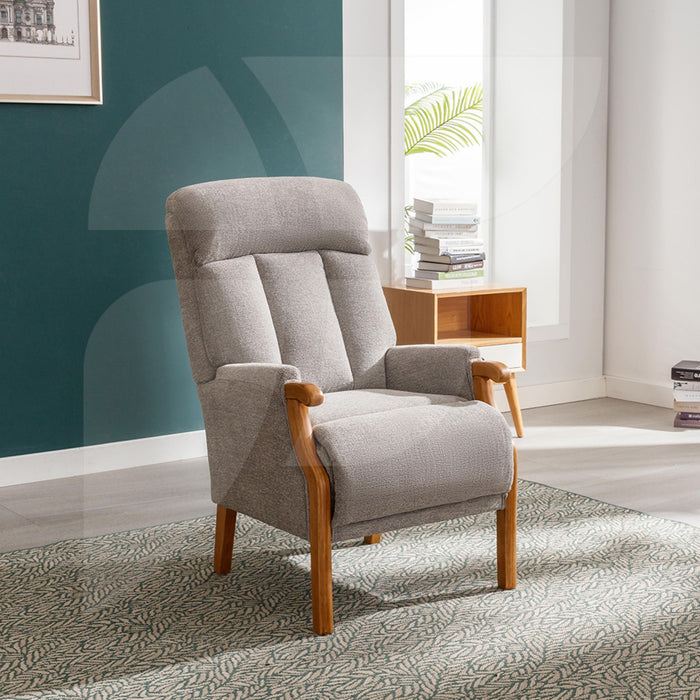 Blaze Fireside Chair Silver