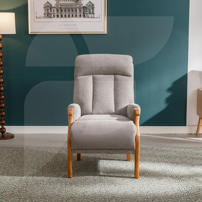 Blaze Fireside Chair Silver