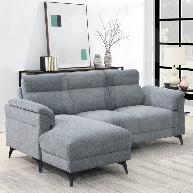 Roxy Grey JX21-5 Sectional LHF