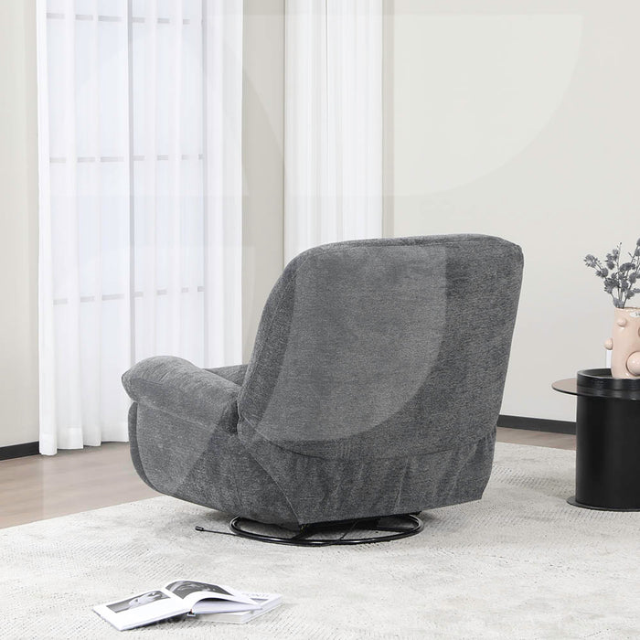 Ebba Reclining Chair Dark Grey