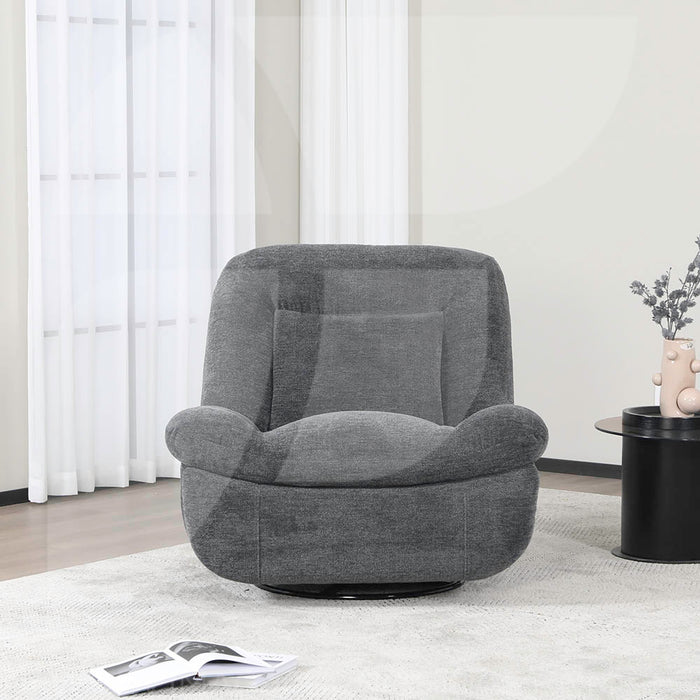 Ebba Reclining Chair Dark Grey