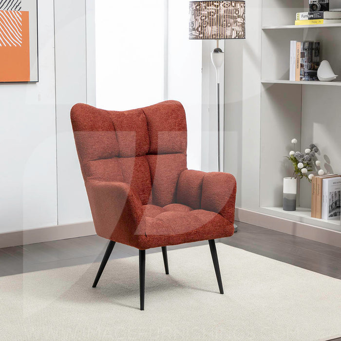 Reese Accent Chair Rust