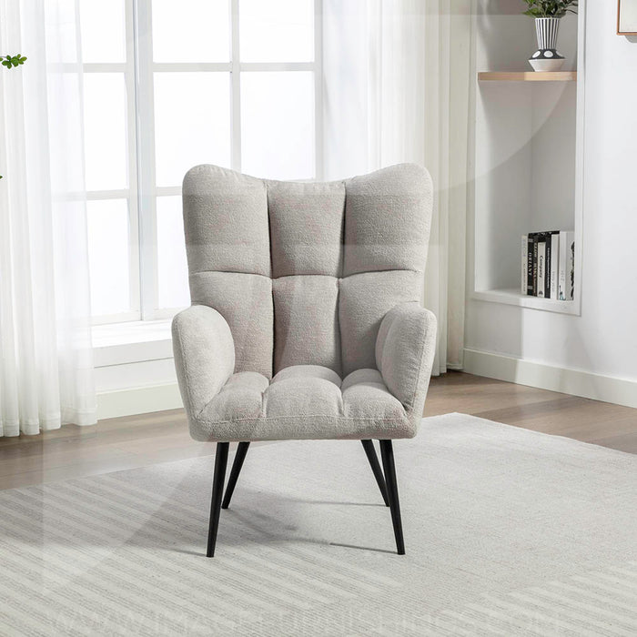 Reese Accent Chair Light Grey