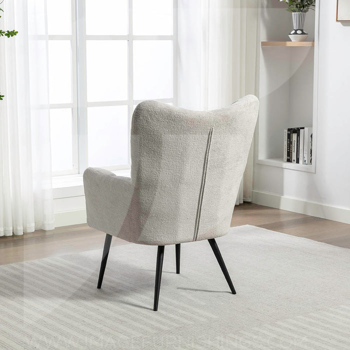 Reese Accent Chair Light Grey