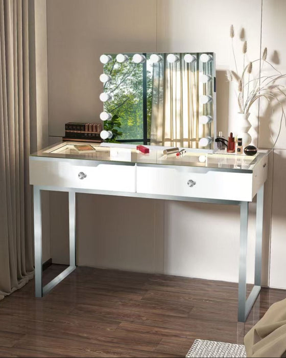 Hollywood Luxe LED Vanity Table - 2 Drawer