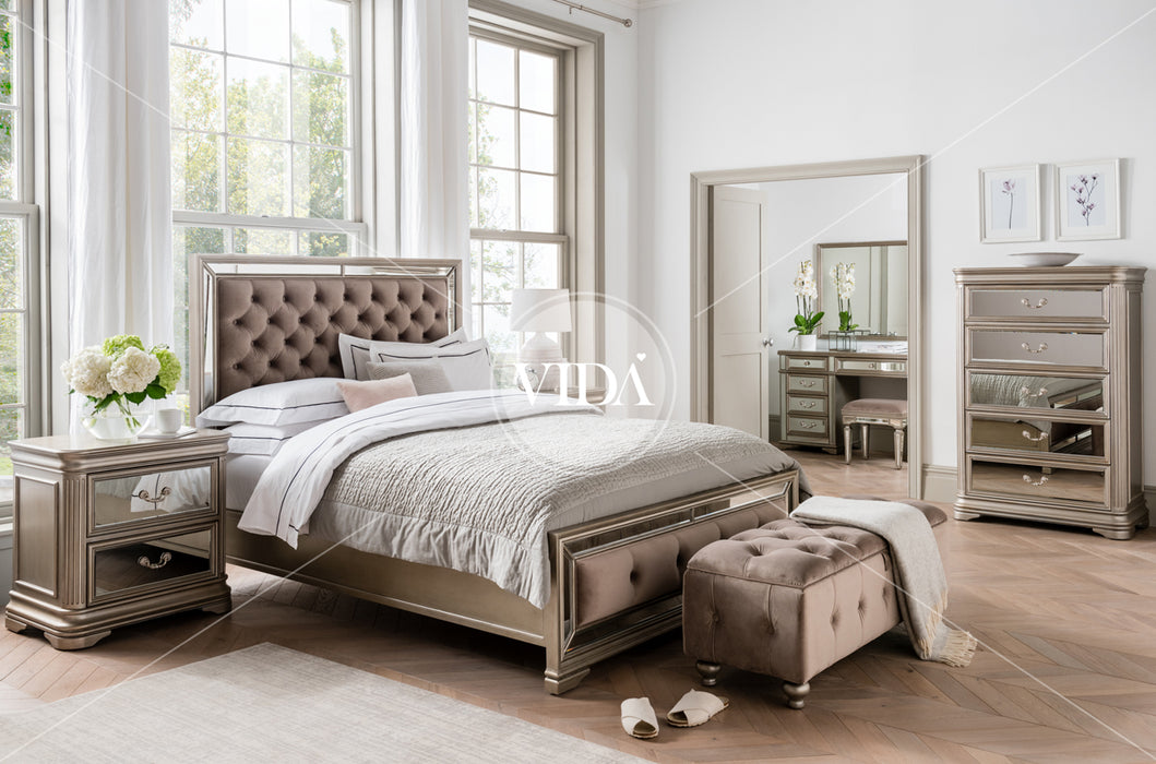 Jessica 5ft Bed Taupe