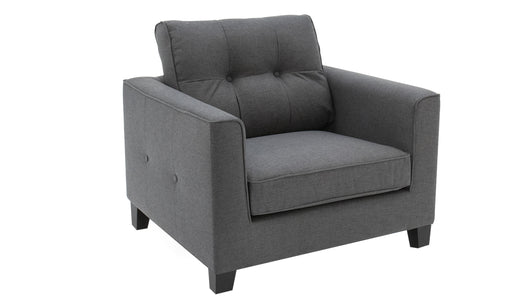 Astrid 1 Seater Sofa Charcoal Crib 5