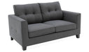 Astrid 2 Seater Sofa Charcoal Crib 5