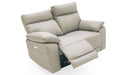 Positano 2 Seater Electric Recliner Light Grey