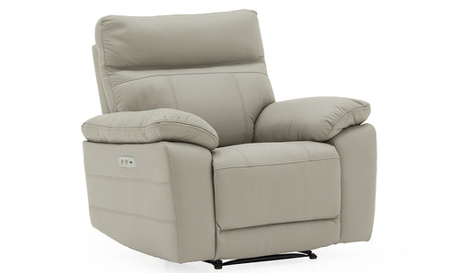 Positano 1 Seater Electric Recliner Light Grey