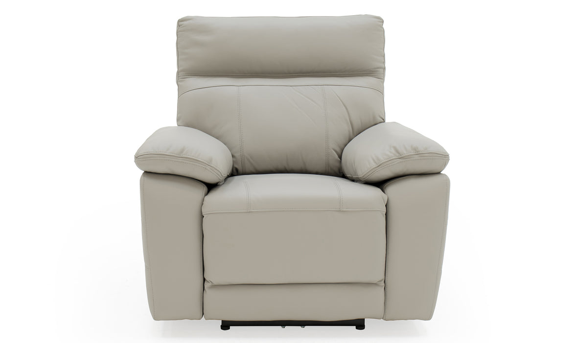 Positano 1 Seater Electric Recliner Light Grey