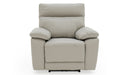 Positano 1 Seater Electric Recliner Light Grey